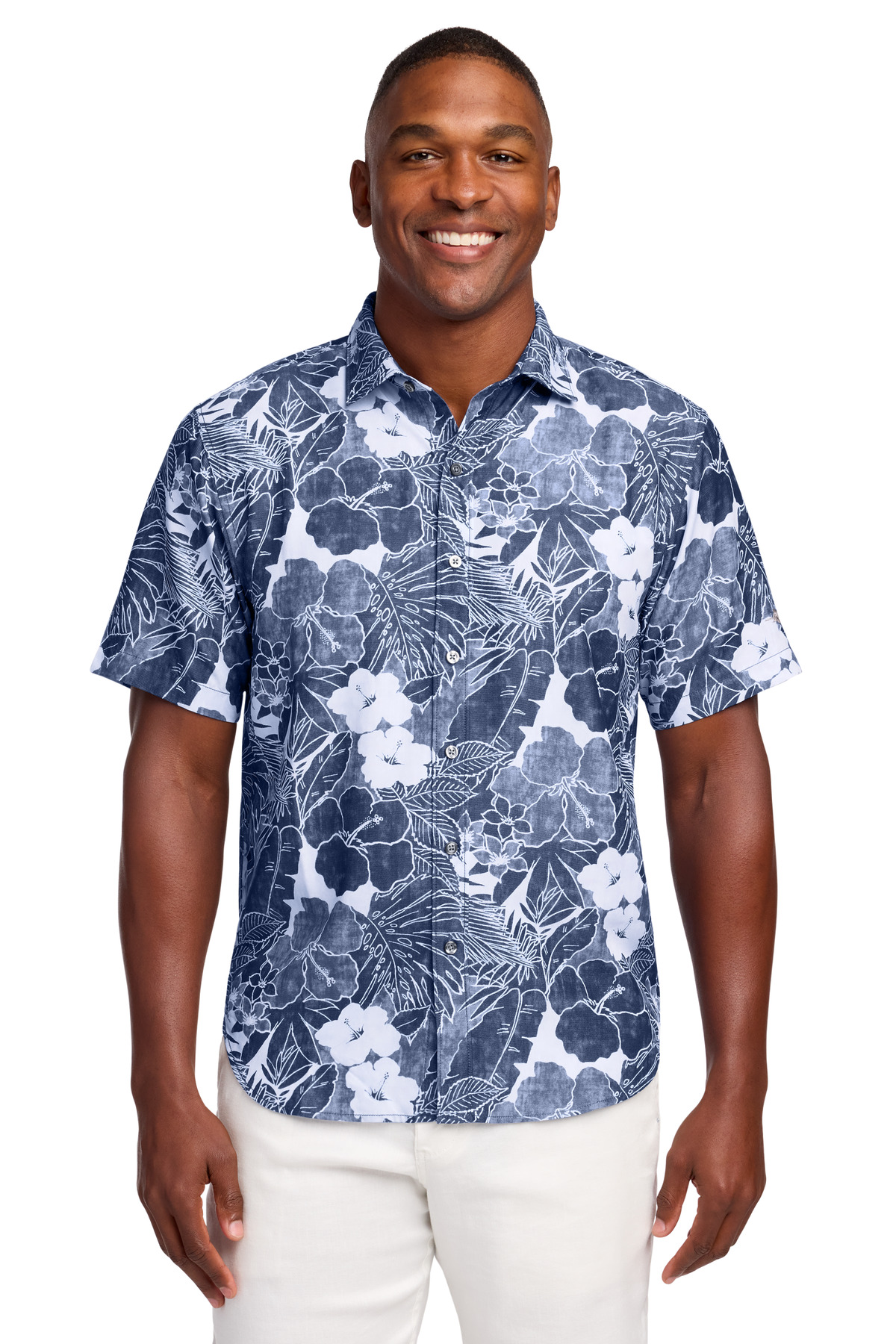 Tommy Bahama ®  Coconut Point Playa Flora Short Sleeve Shirt ST325929TB