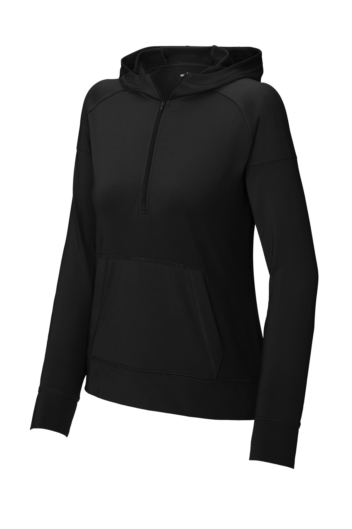 Sport-Tek Sport-Tek ®  Women's Sport-Wick ®  Stretch 1/2-Zip Hoodie LST856