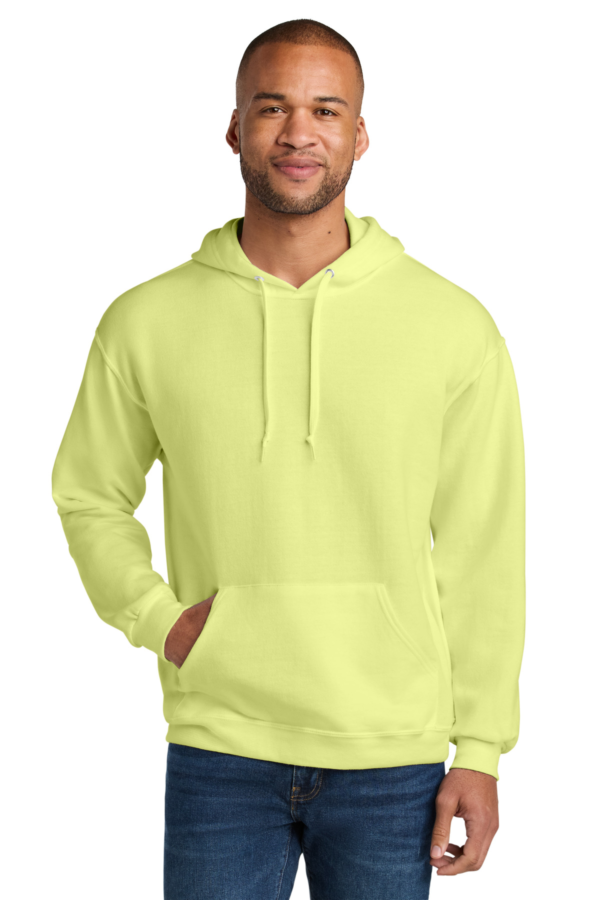 Jerzees Ultimate ®  Unisex CVC Ring Spun Hooded Sweatshirt IC49M