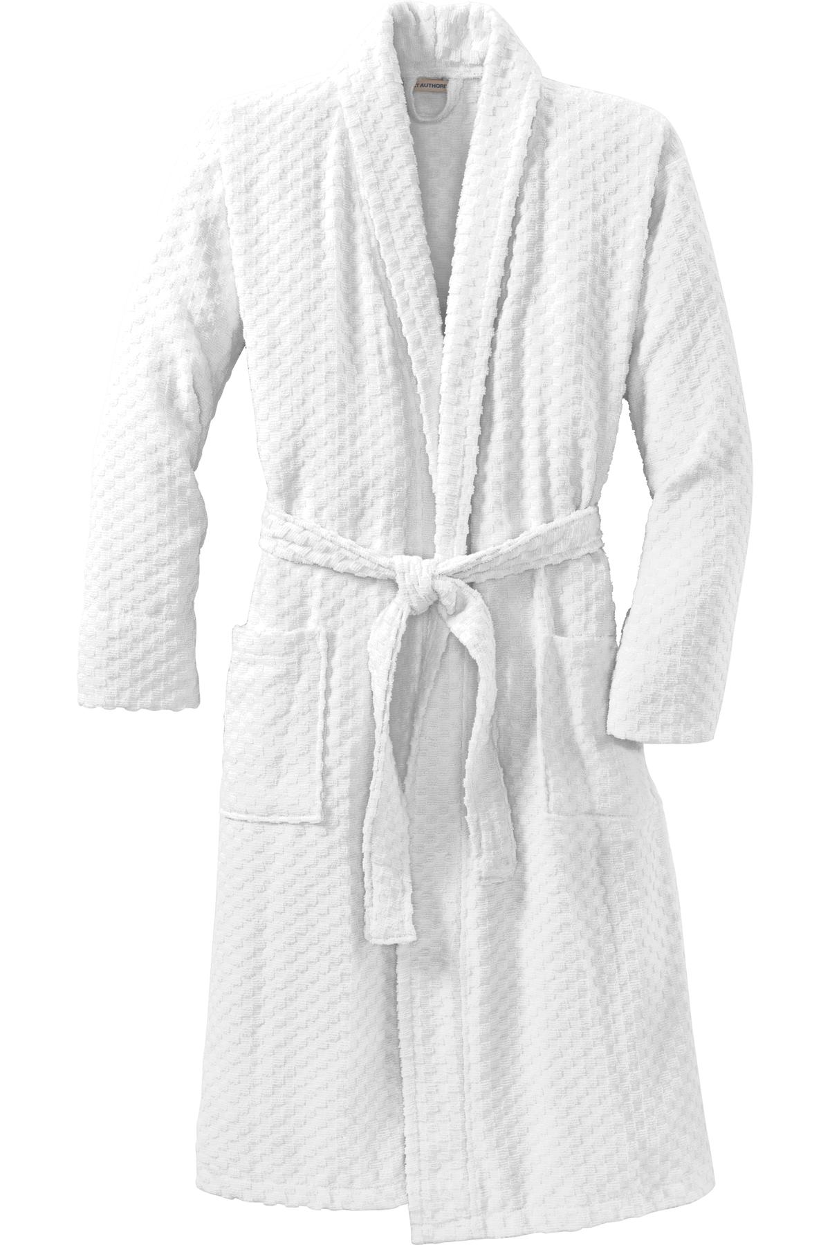 Port Authority Port Authority ®  Checkered Terry Shawl Collar Robe. R103