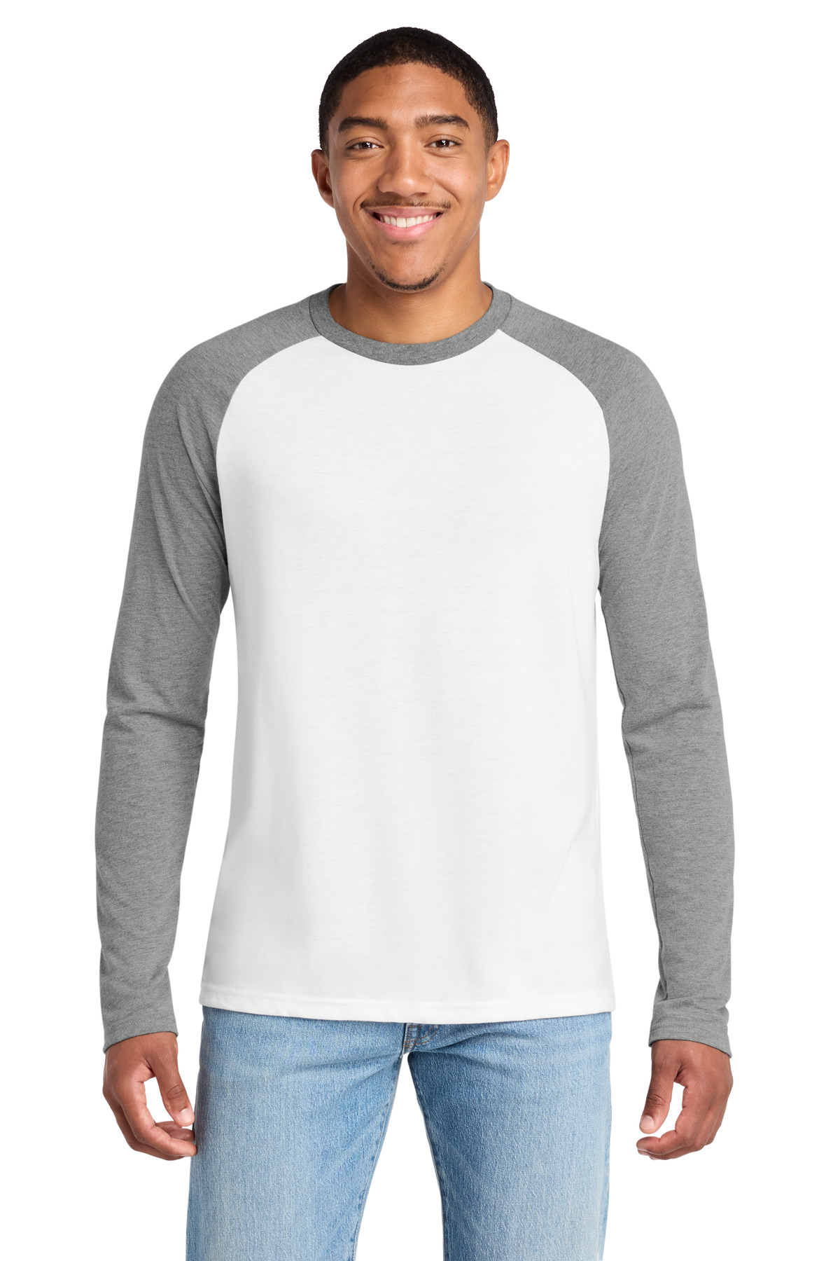 Allmade ®  Unisex Tri-Blend Long Sleeve Colorblock Raglan AL6009