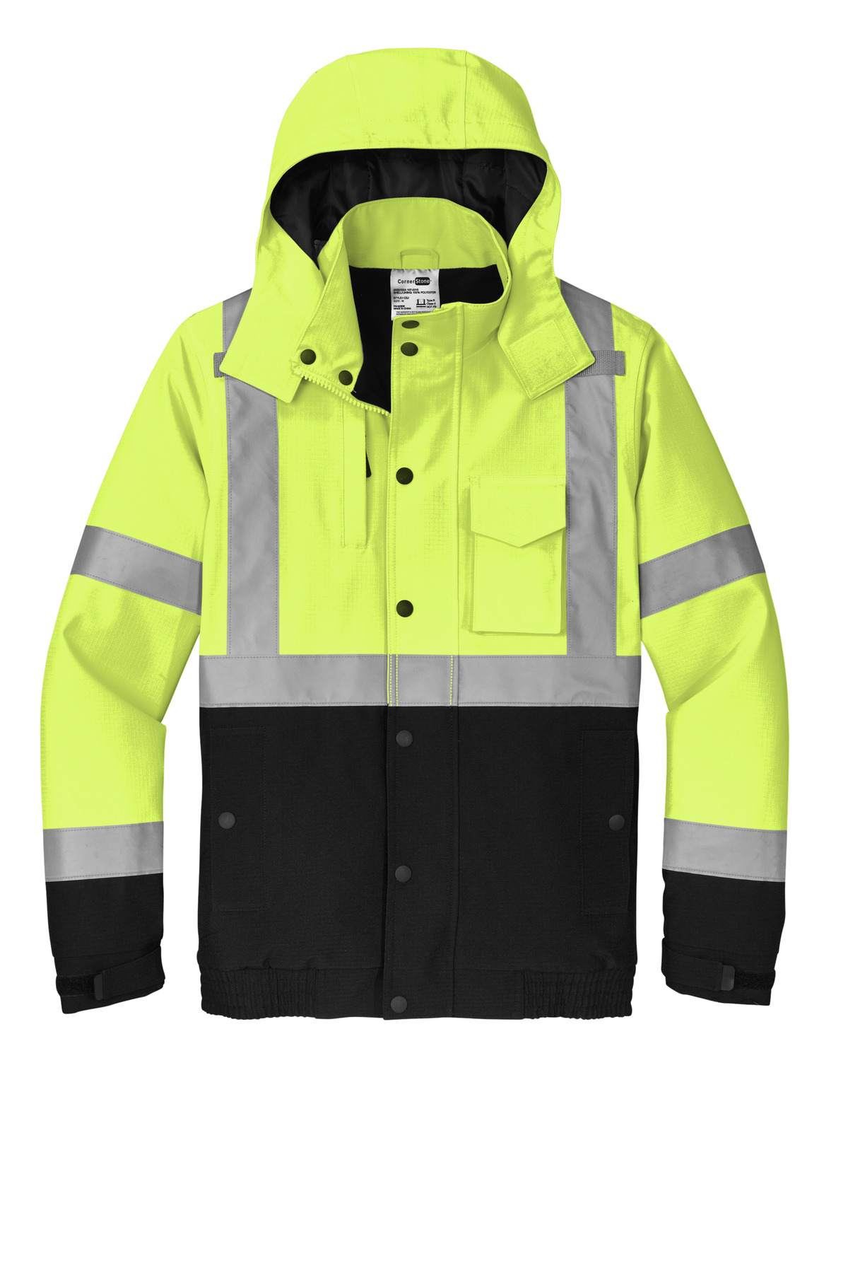 CornerStone CornerStone ®  ANSI 107 Class 3 Waterproof Insulated Ripstop Bomber Jacket CSJ501